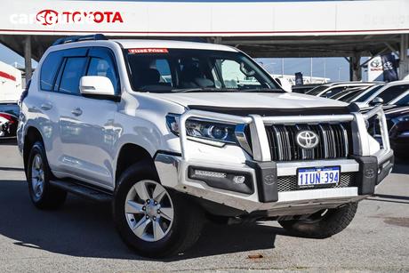 White 2020 Toyota Landcruiser Prado Wagon Gxl (4X4)