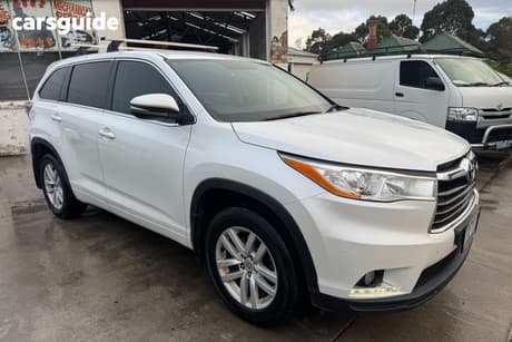 White 2014 Toyota Kluger Wagon Gx (4X2)