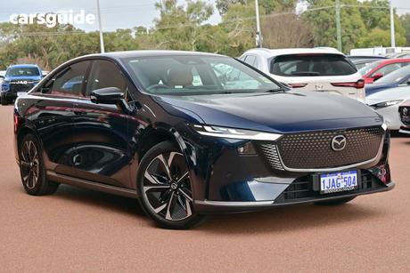 Blue 2026 Mazda 6E Sedan Atenza