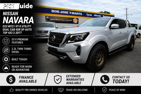 Silver 2021 Nissan Navara Dual Cab Pick-up St-X (4X2) Leather/Sunroof
