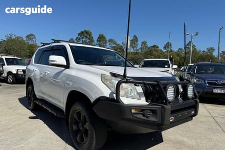 White 2012 Toyota Landcruiser Prado Wagon Gxl (4X4)