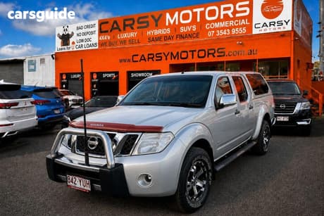 Silver 2012 Nissan Navara Dual Cab Utility St-X 550 (4X4)
