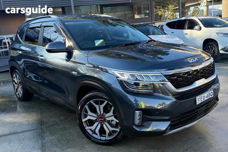 Grey 2021 Kia Seltos Wagon Gt Line (Awd)