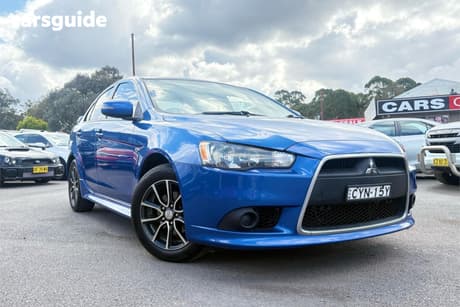 Blue 2014 Mitsubishi Lancer Sedan Es Sport