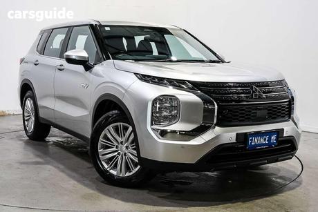 Silver 2025 Mitsubishi Outlander Wagon Phev Es 5 Seat (Awd)