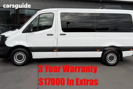 White 2020 Mercedes-Benz Sprinter Van 419Cdi Vs30 Mwb Rwd