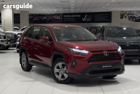 Red 2025 Toyota RAV4 Wagon Gx (2Wd) Hybrid