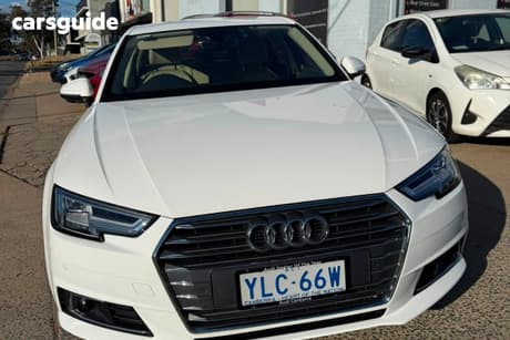 White 2016 Audi A4 Sedan 1.4 Tfsi S Tronic Sport