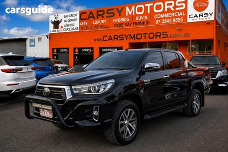 Black 2020 Toyota Hilux Double Cab Pick Up Sr5 (4X4)