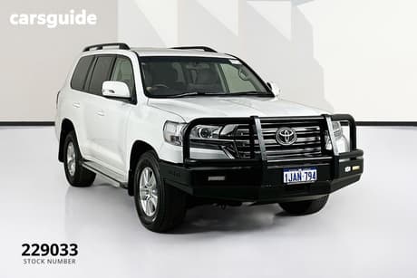 White 2016 Toyota Landcruiser Wagon Gxl (4X4)