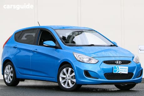 Blue 2018 Hyundai Accent Hatchback Sport
