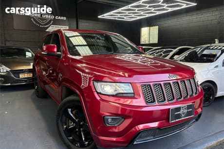 Red 2014 Jeep Grand Cherokee Wagon Blackhawk