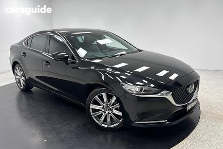 Black 2022 Mazda 6 Sedan Atenza