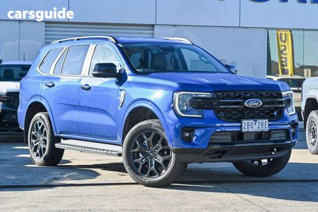 Blue 2025 Ford Everest Wagon Sport (Rwd)