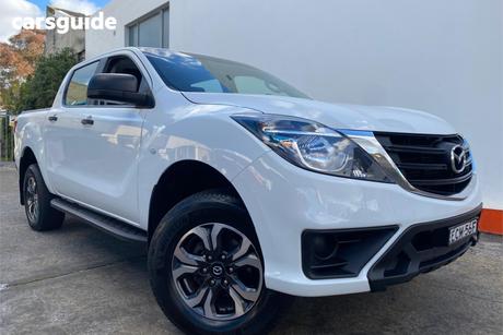 White 2019 Mazda BT-50 Dual Cab Utility Xt (4X2) (5Yr)