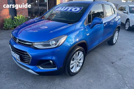 Blue 2017 Holden Trax Wagon Lt
