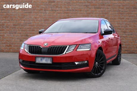Red 2017 Skoda Octavia Sedan 110 Tsi Sport
