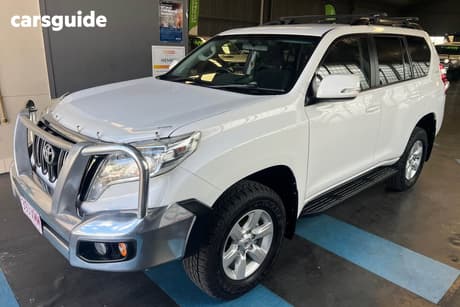 White 2017 Toyota Landcruiser Prado Wagon Gxl (4X4)