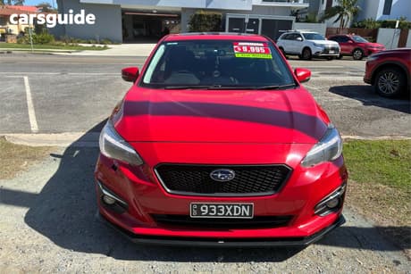 Red 2017 Subaru Impreza Hatchback 2.0S (Awd)