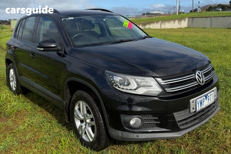Black 2012 Volkswagen Tiguan Wagon 132 Tsi Pacific