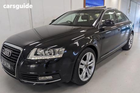 Black 2009 Audi A6 Sedan 3.0 Tdi Quattro