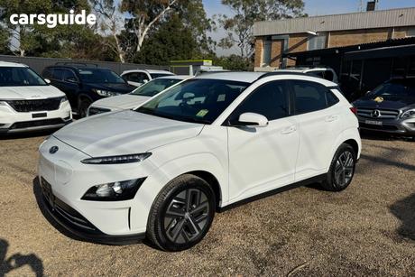 White 2022 Hyundai Kona Wagon Elite Electric Ext Range