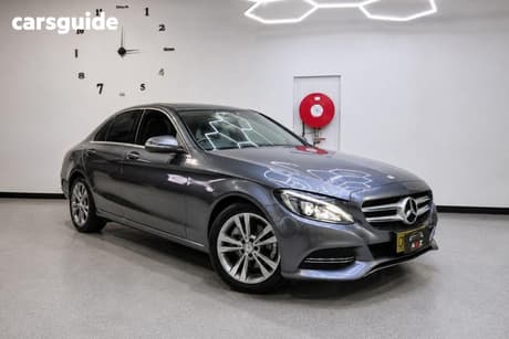 Grey 2014 Mercedes-Benz 200 Sedan 205