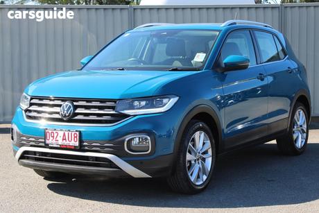 Blue 2020 Volkswagen T-Cross Wagon 85Tsi Style
