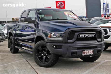 Blue 2022 RAM 1500 Crew Cab Utility Warlock Ii Rambox