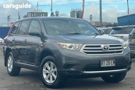 Grey 2013 Toyota Kluger Wagon Kx-R (Fwd) 7 Seat