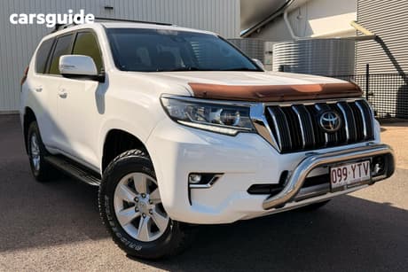 White 2018 Toyota Landcruiser Prado Wagon Gxl (4X4)