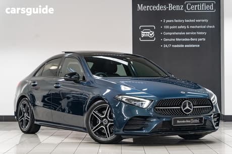 Blue 2021 Mercedes-Benz A250 Sedan 4Matic