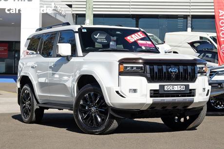 White 2024 Toyota Landcruiser Prado Wagon Vx
