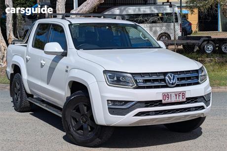 White 2017 Volkswagen Amarok Dual Cab Utility V6 Tdi 550 Ultimate