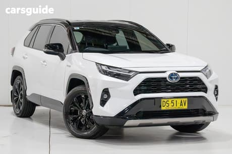 White 2023 Toyota RAV4 Wagon Xse (Awd) Hybrid Premium Paint