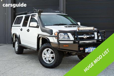 White 2008 Holden Colorado Crew Cab Pickup Lx (4X4)