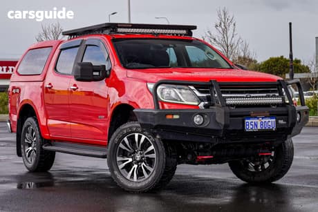 Red 2017 Holden Colorado Crew Cab Pickup Ltz (4X4)
