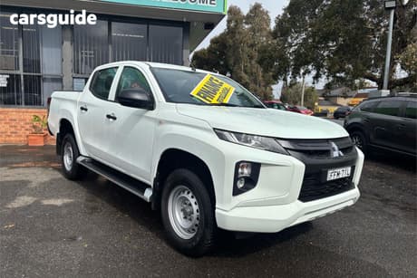White 2018 Mitsubishi Triton Double Cab Pick Up Glx Adas