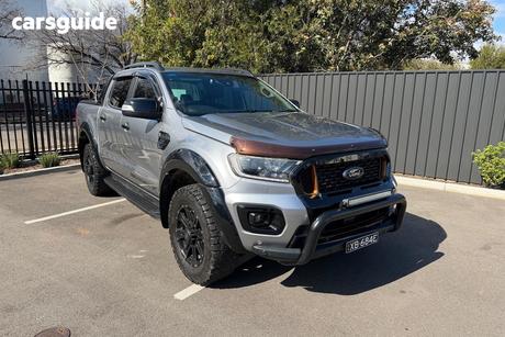 Silver 2021 Ford Ranger Double Cab Pick Up Wildtrak 2.0 (4X4)