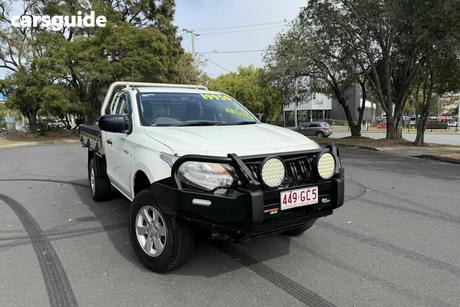 White 2018 Mitsubishi Triton Cab Chassis Glx