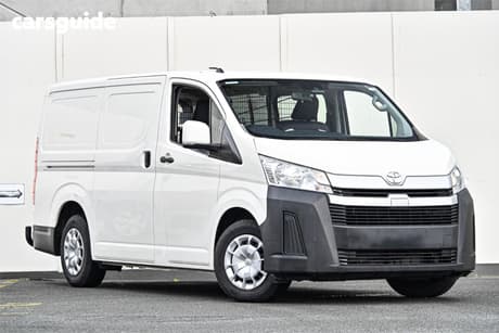 White 2019 Toyota HiAce Van Lwb