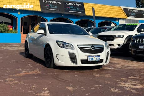 White 2013 Opel Insignia Hatchback Opc