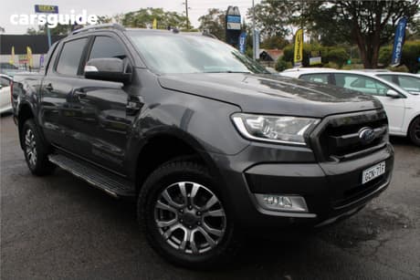 Grey 2017 Ford Ranger Dual Cab Pick-up Wildtrak 3.2 (4X4)