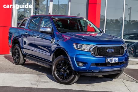 Blue 2021 Ford Ranger Double Cab Pick Up Xlt 2.0 (4X4)