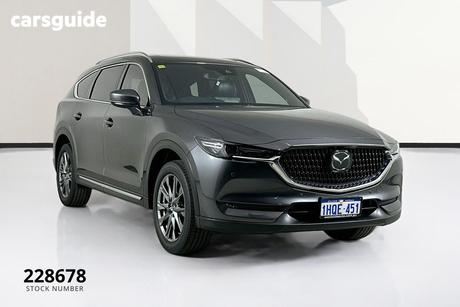 Grey 2022 Mazda CX-8 Wagon Gt (Awd)