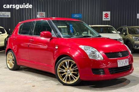 Red 2008 Suzuki Swift Hatch