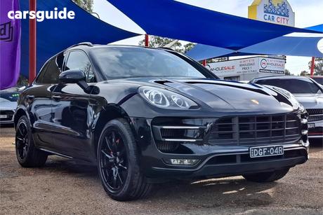 Black 2015 Porsche Macan Wagon Turbo