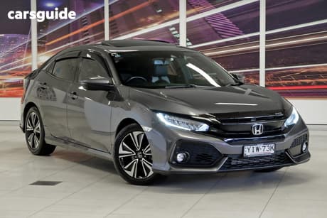 Grey 2019 Honda Civic Hatchback Vti-Lx