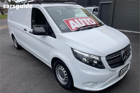 White 2020 Mercedes-Benz Vito Van 116 Cdi Lwb