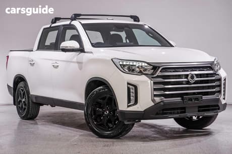 White 2024 Ssangyong Musso Crew Cab Pickup Ultimate